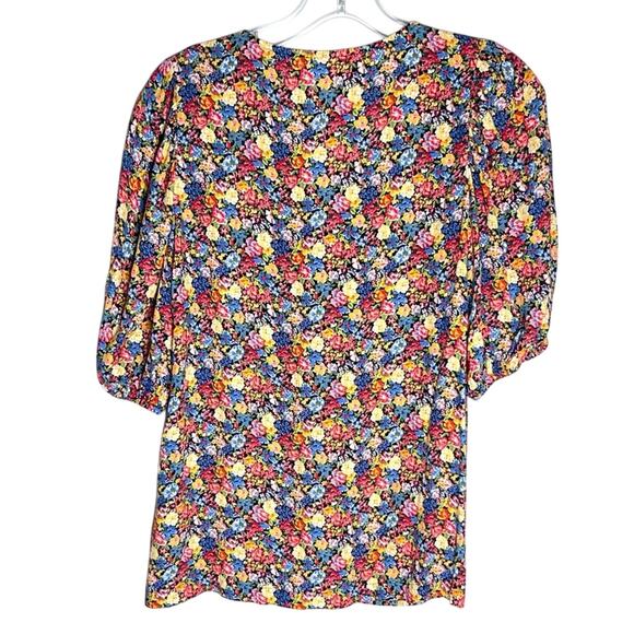 Sezane Paula Blouse Button Down Floral Sz 34/XS - Picture 5 of 11